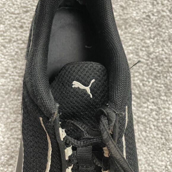 PUMA Carson 2 Concave Black White Womens 8 Low Lace Up Sneakers Shoes Cushion - Picture 12 of 15